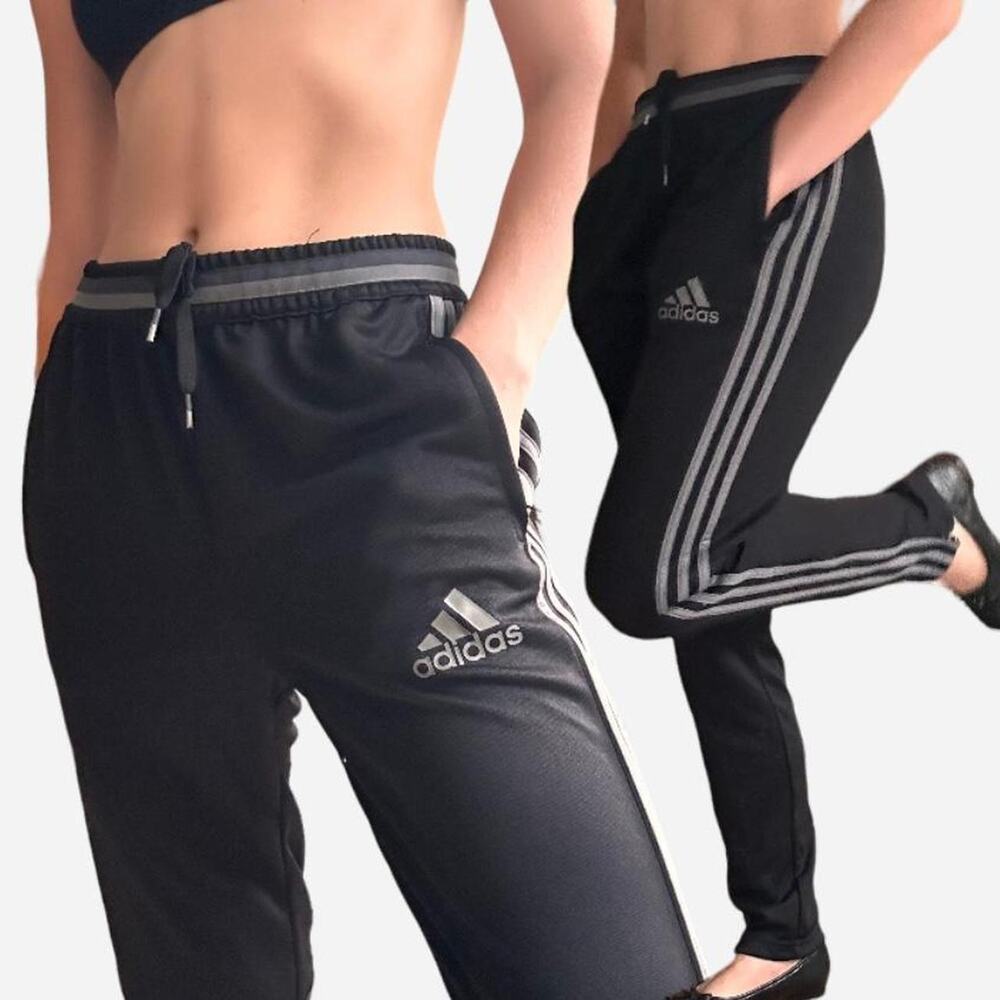 Adidas athletic pants track soccer - US kids large / fits like adult XS